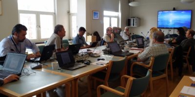 20160927_111836 Hard at work at the Working Group on Harp and Hooded Seals
