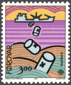 Faroese stamp on pollution