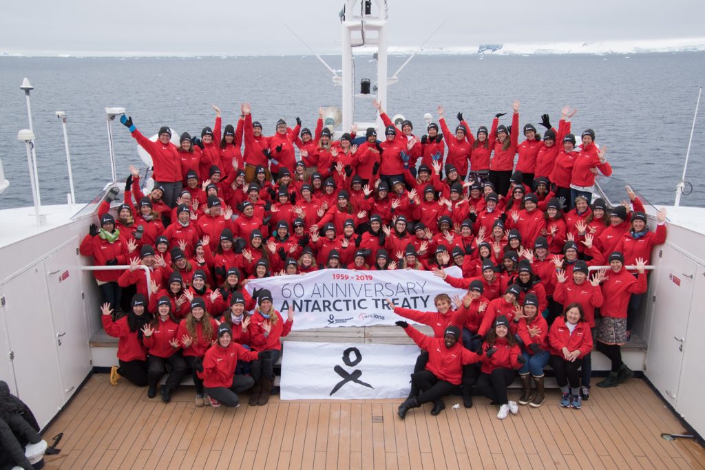 Homeward Bound team in Antarctica